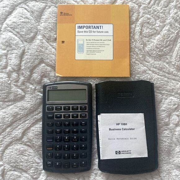 HP 10BII BUSINESS CALCULATOR - Picture 1 of 5